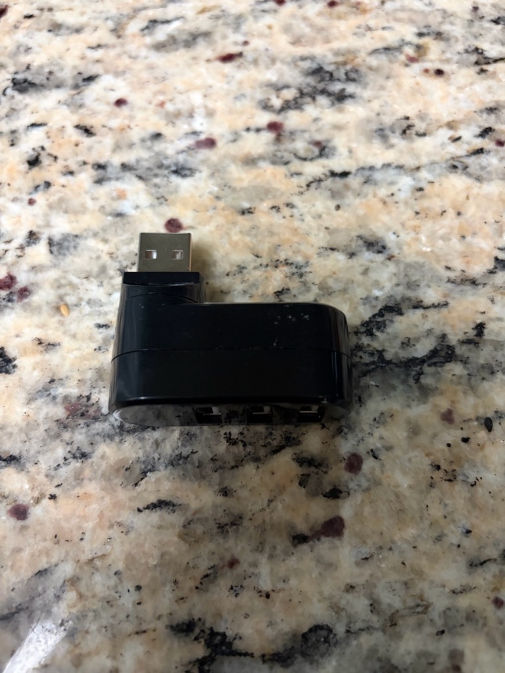 Black USB 3-Port Hub